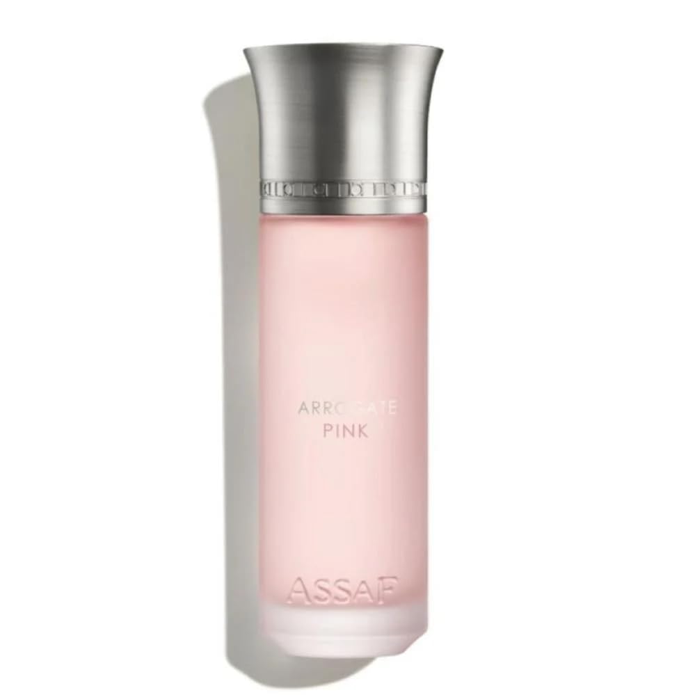 ASSAF Arrogate Pink front bottle showing elegant packaging and long-lasting 200ml benefit