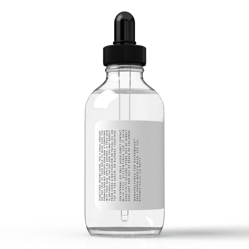 Asterwood bottle on bathroom shelf illustrating evening routine hydration support