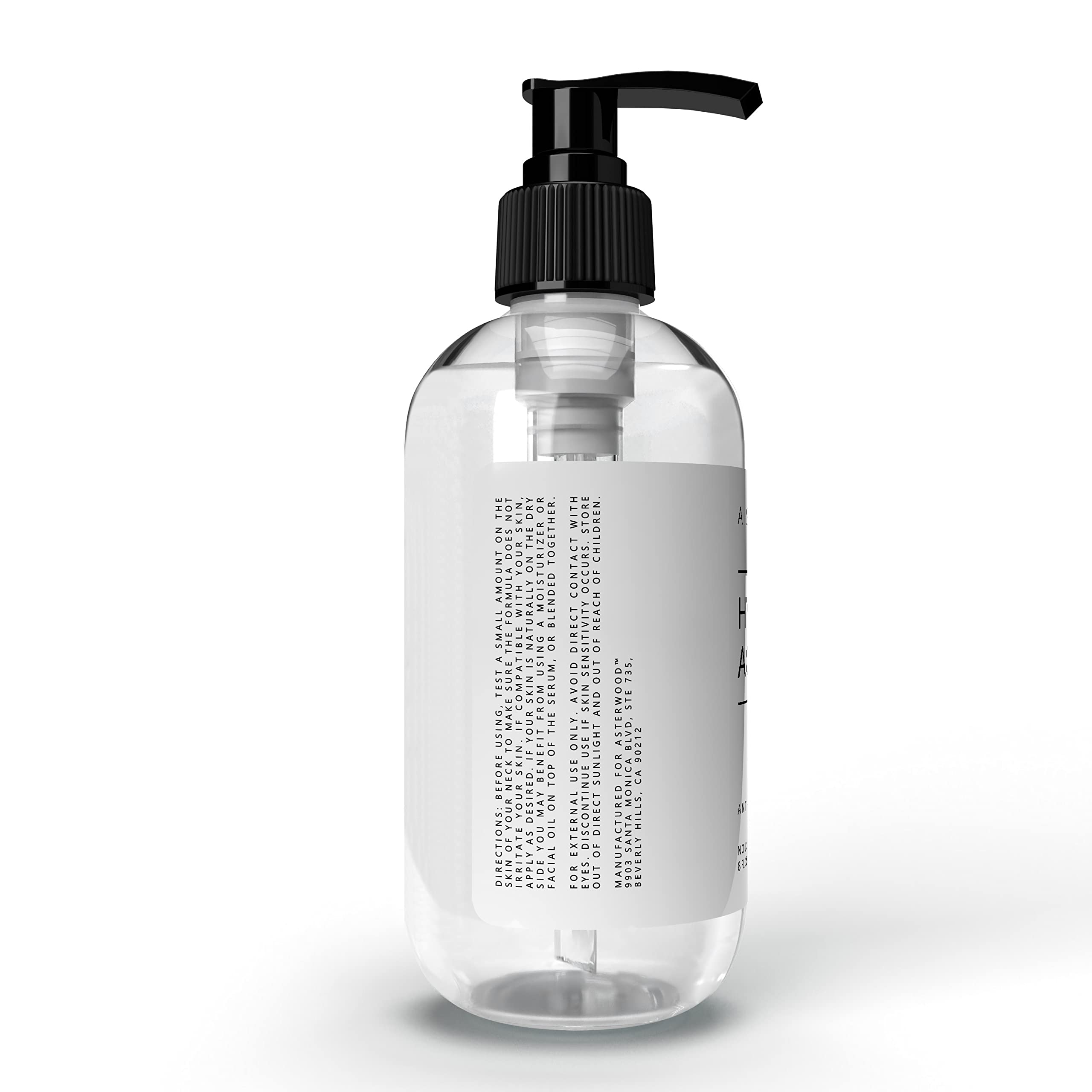 Asterwood serum on bathroom shelf in lifestyle setting showing daily routine benefit