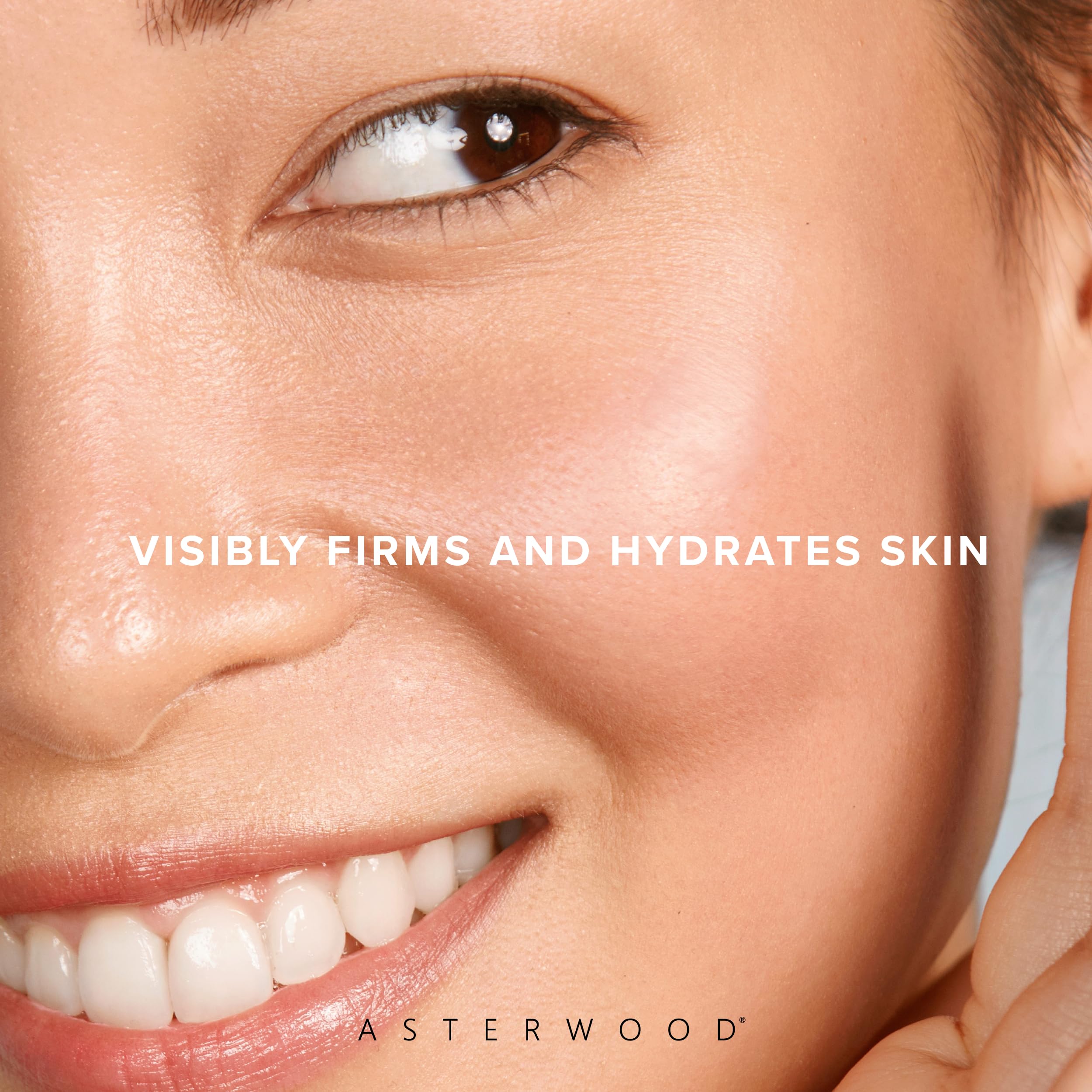 Asterwood serum on a bedside table in night routine scene showing nightly repair support benefit