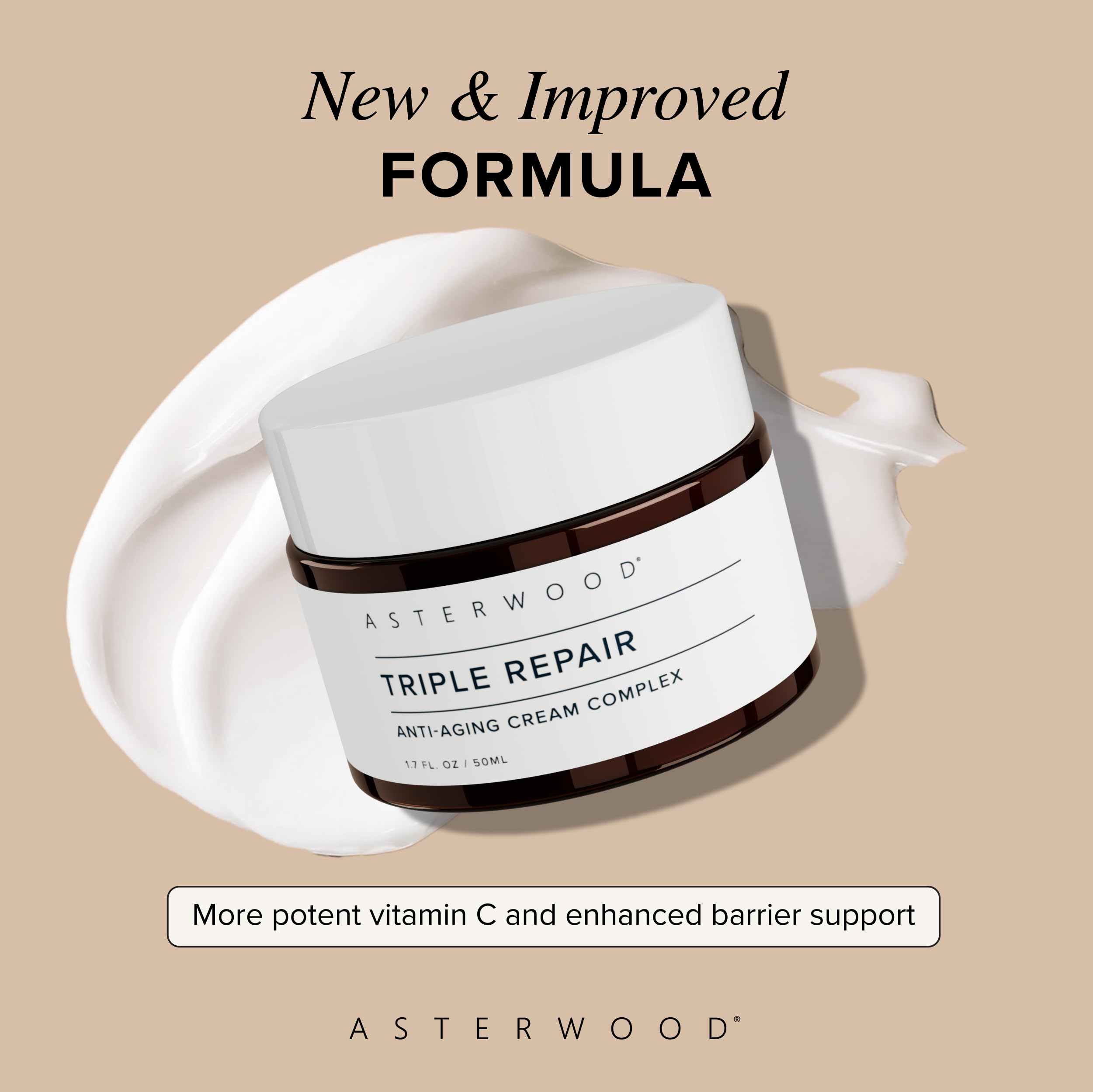 Asterwood hand applying cream demonstrating quick absorption and hydration
