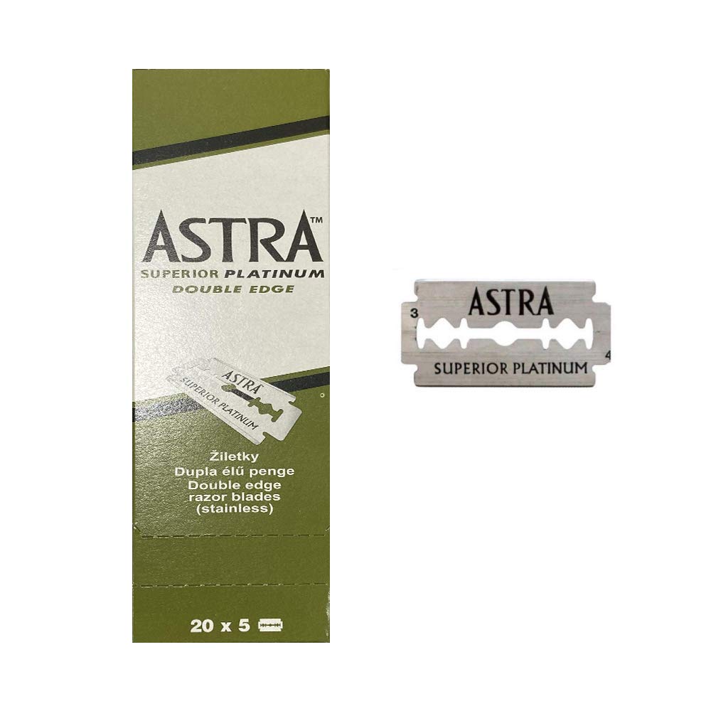 Astra front packaging showing 200 blades and clear branding for long-lasting supply