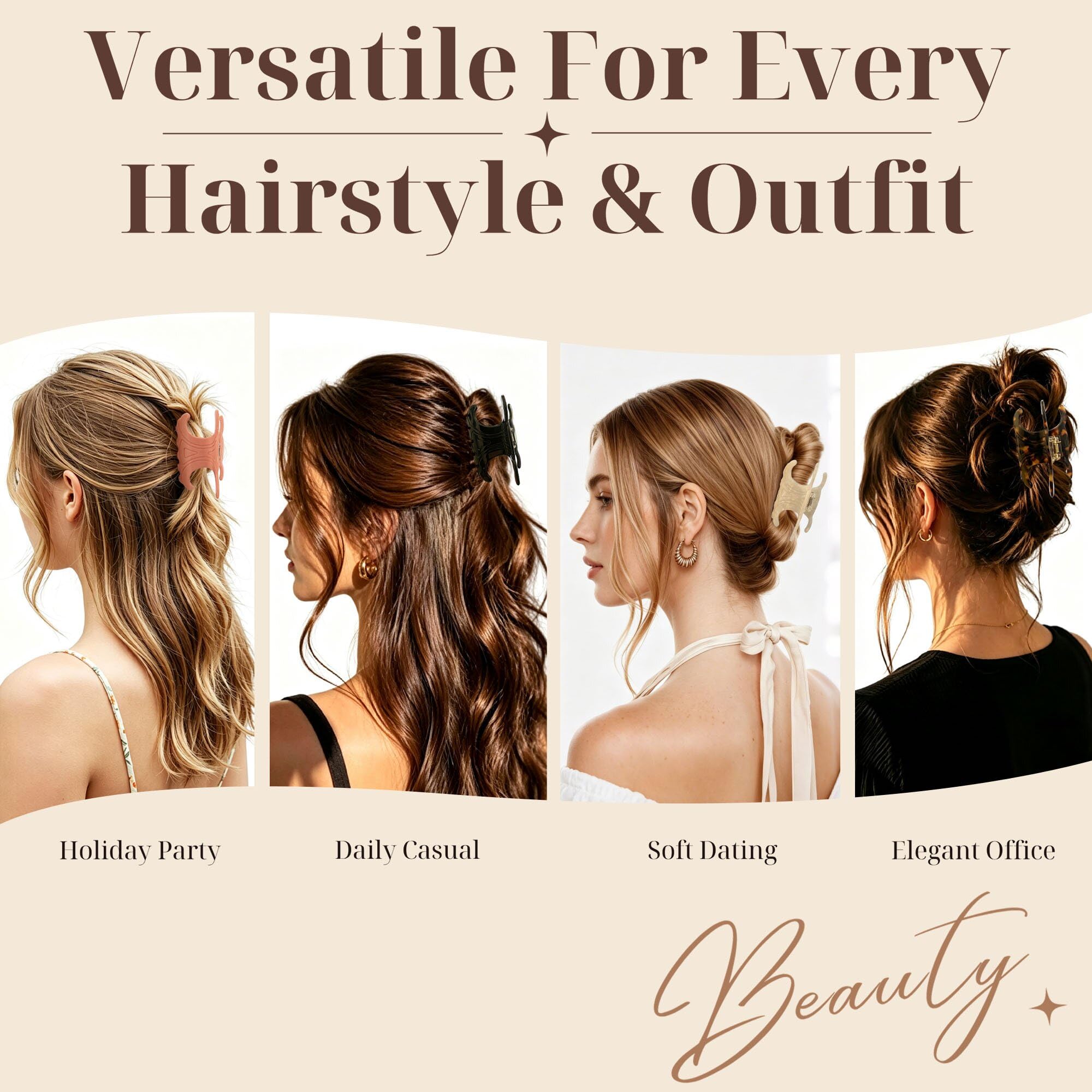 astrumify in use half-up hairstyle displaying secure hold and comfort
