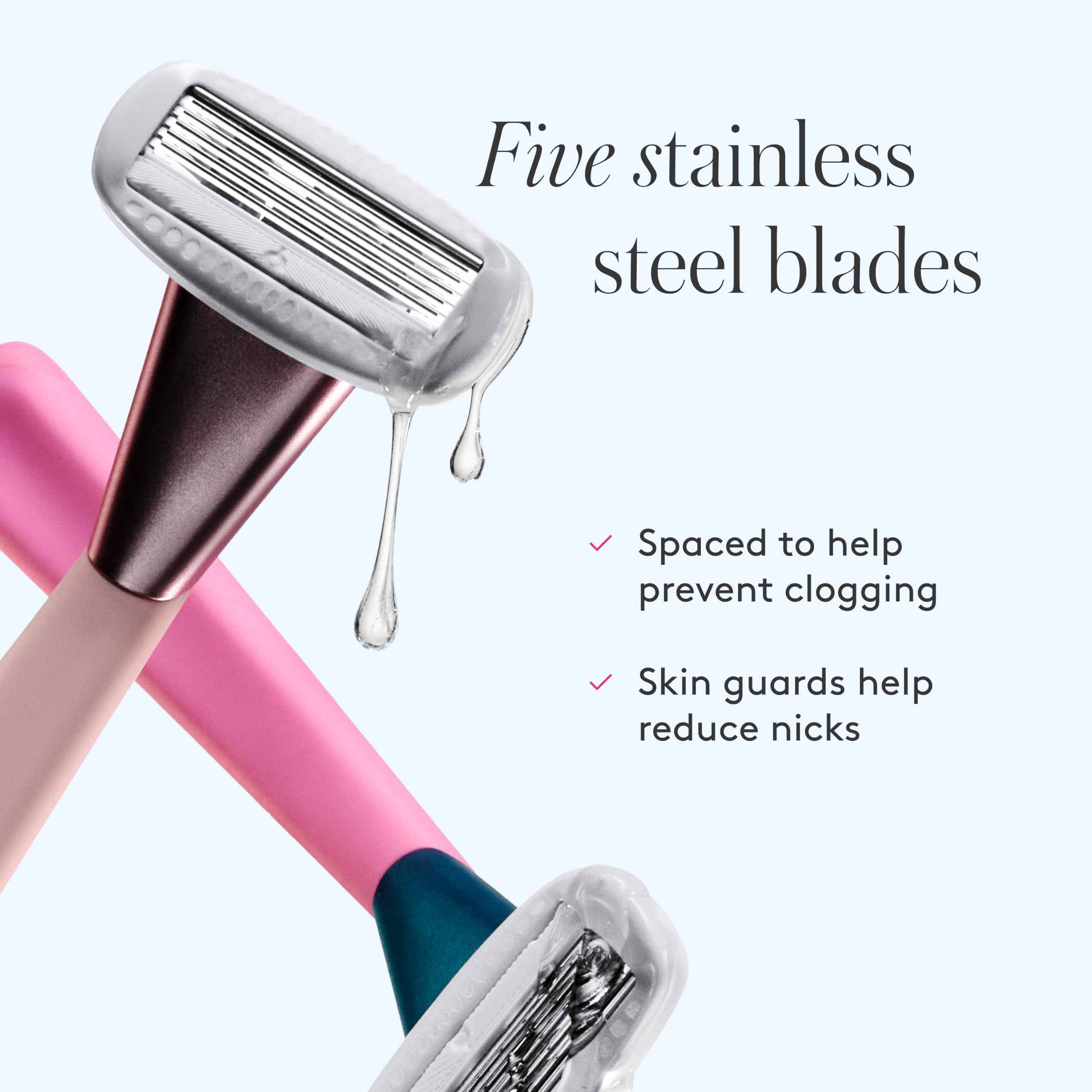 Athena Club hyaluronic and shea serum strip close-up demonstrating added glide