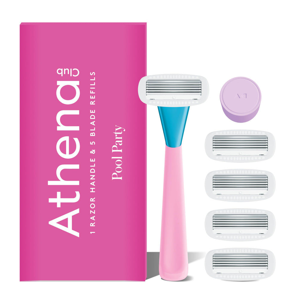 Athena Club Pool Party handle front view showing ergonomic grip and control
