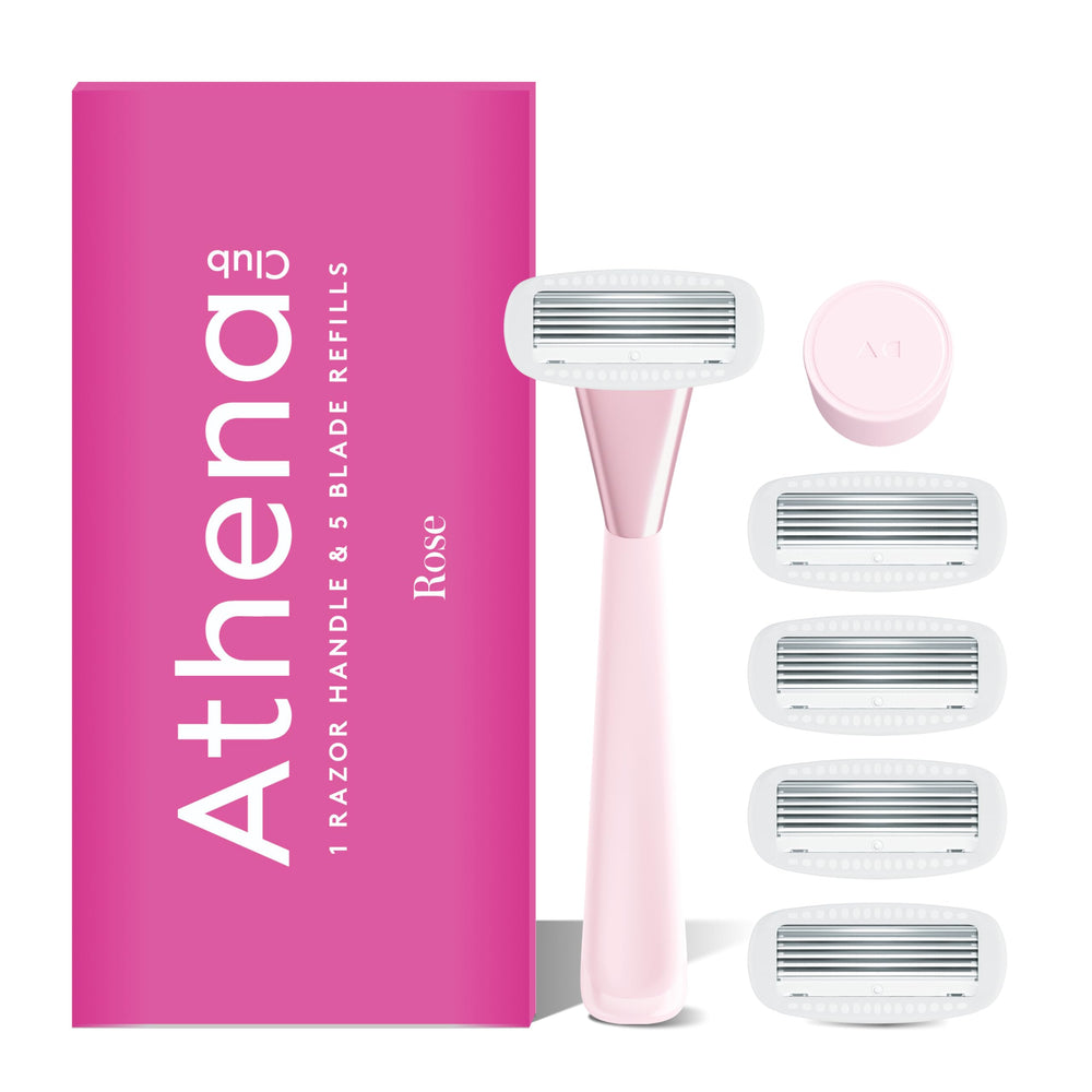 Athena Club rose handle front view showing ergonomic grip and control