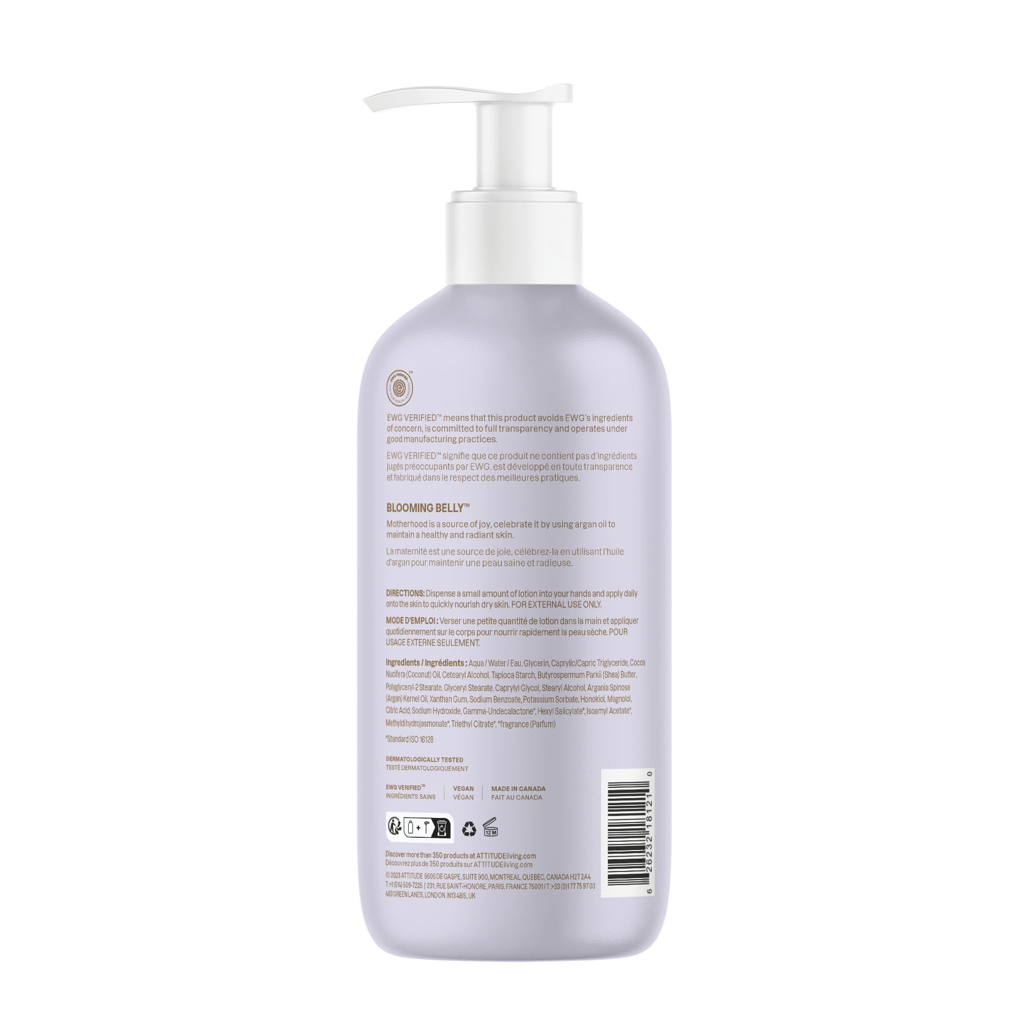 BIO SPECTRA ATTITUDE bottle on bathroom shelf suggesting daily self-care ritual