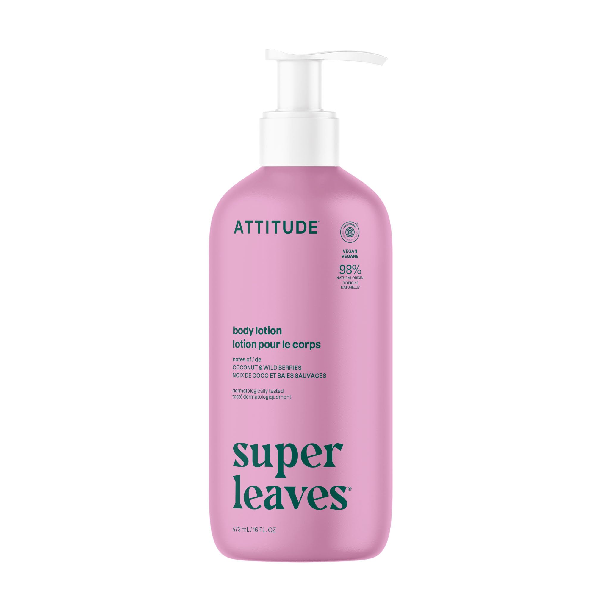 BIO SPECTRA ATTITUDE front pump bottle showing label and 16 fl oz size for easy use