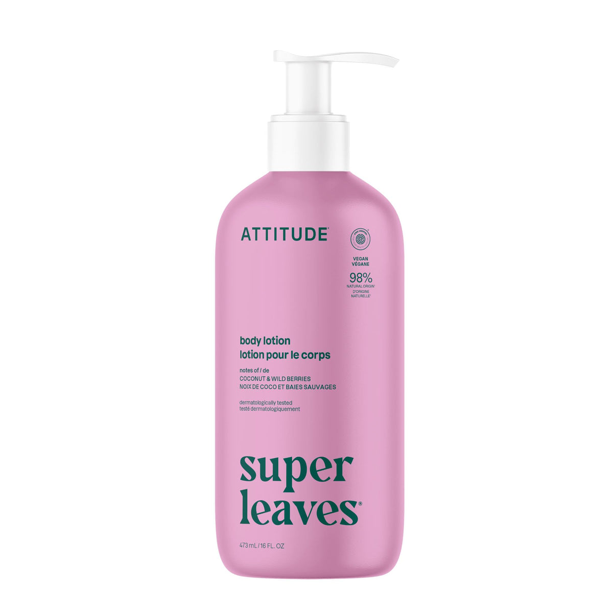 BIO SPECTRA ATTITUDE front pump bottle showing label and 16 fl oz size for easy use