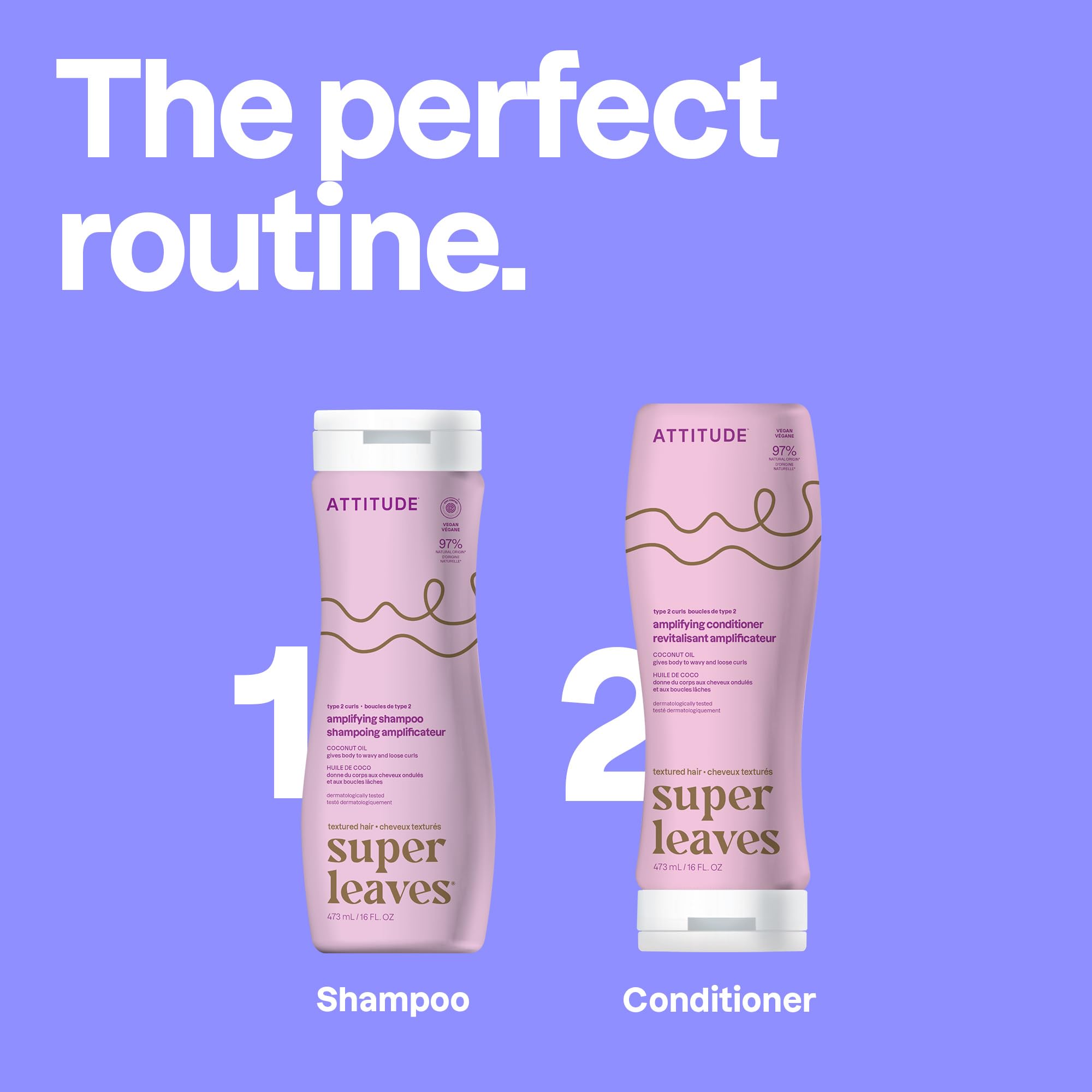 BIO SPECTRA ATTITUDE coconut and watercress botanicals highlighting natural ingredients