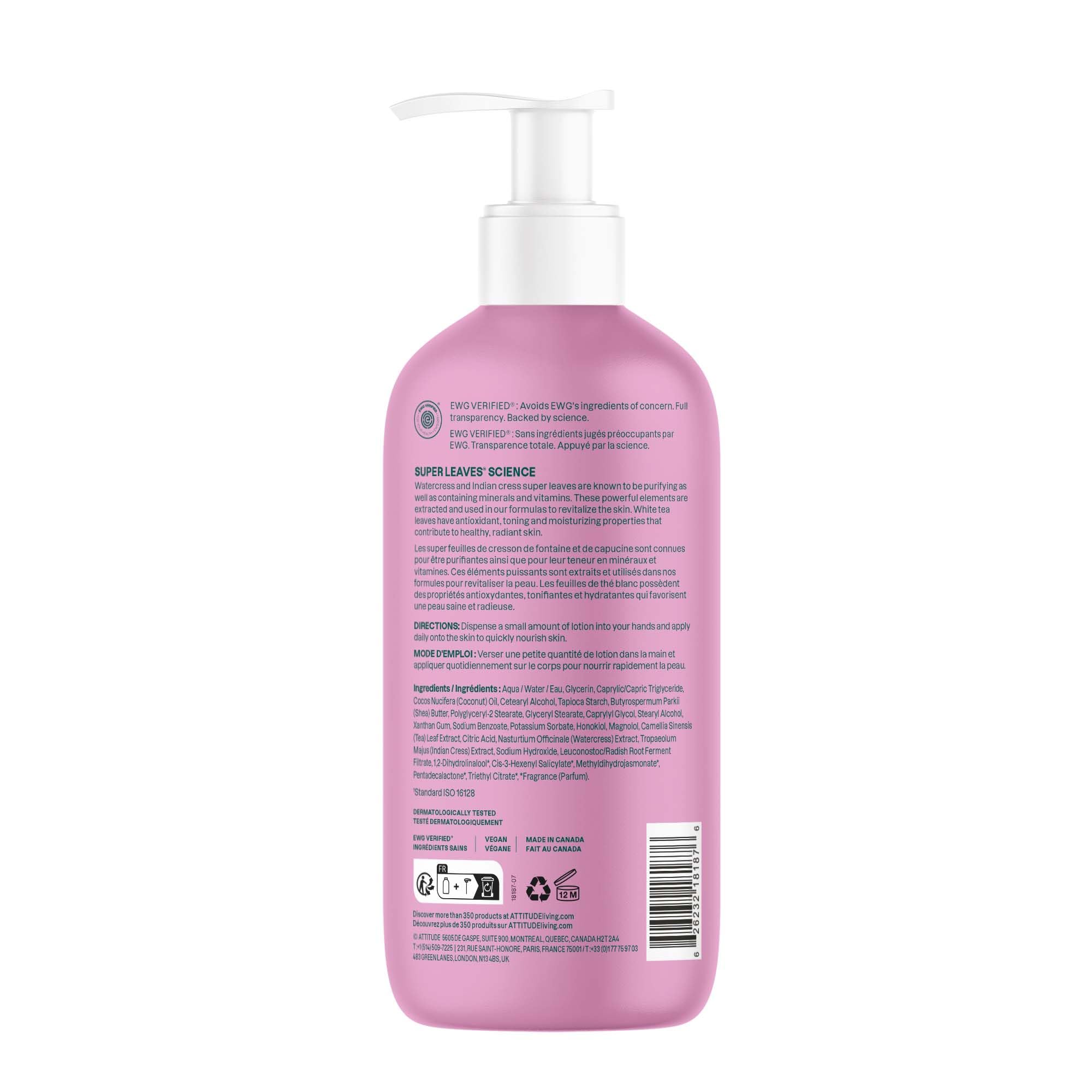 BIO SPECTRA ATTITUDE bottle in a beach towel scene communicating tropical, refreshing scent