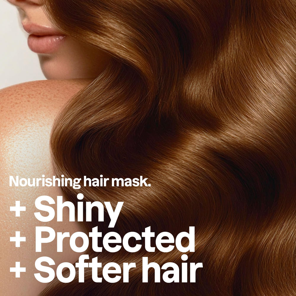 BIO SPECTRA ATTITUDE application on hair demonstrating fast five-minute treatment for softness