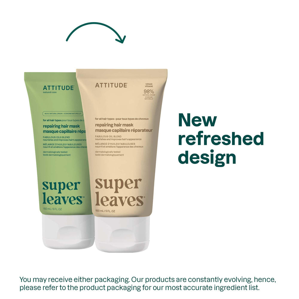 BIO SPECTRA ATTITUDE open jar texture displaying creamy plant-based mask for deep conditioning