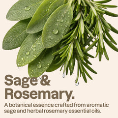 BIO SPECTRA ATTITUDE essential oils of sage and rosemary highlighting natural scent