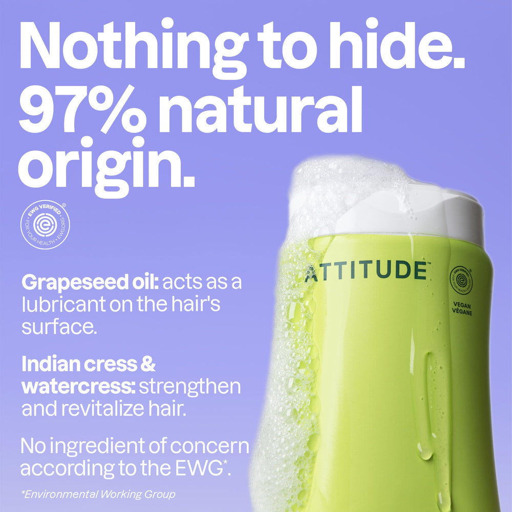 BIO SPECTRA ATTITUDE creamy lather texture delivering soft, conditioned hair
