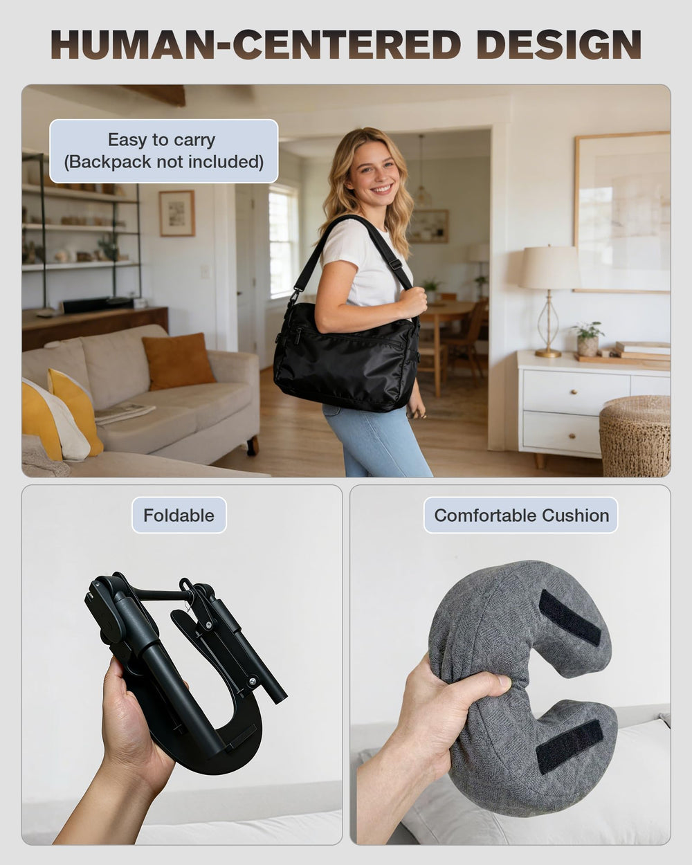 Aucoza label and accessories showing included parts and easy-install benefit
