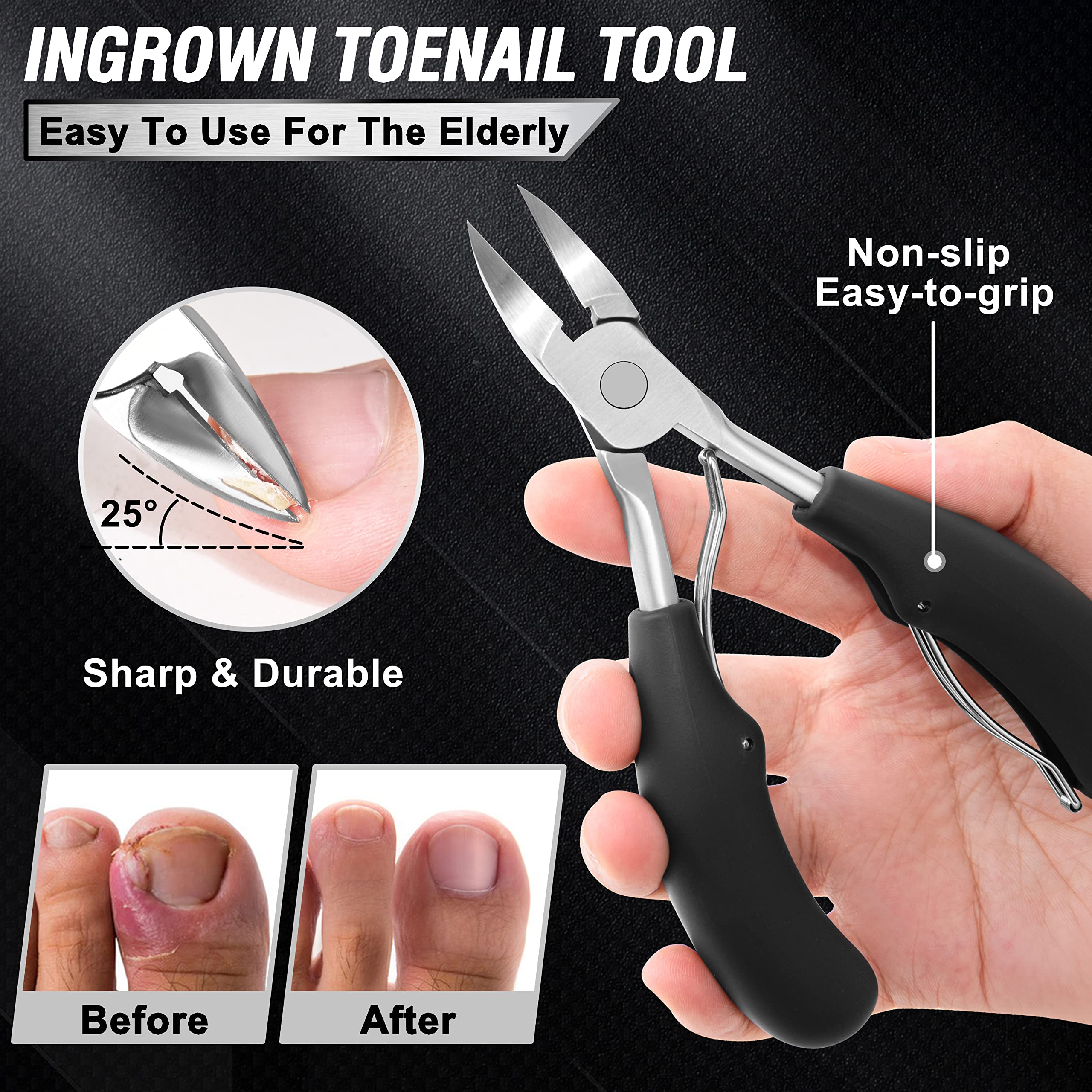 Aucurwen rotating-head clipper in action offering comfortable cutting angles