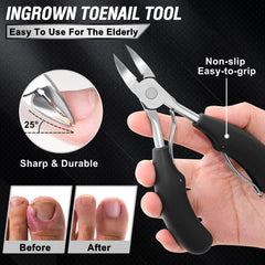 Aucurwen rotating-head clipper in action offering comfortable cutting angles