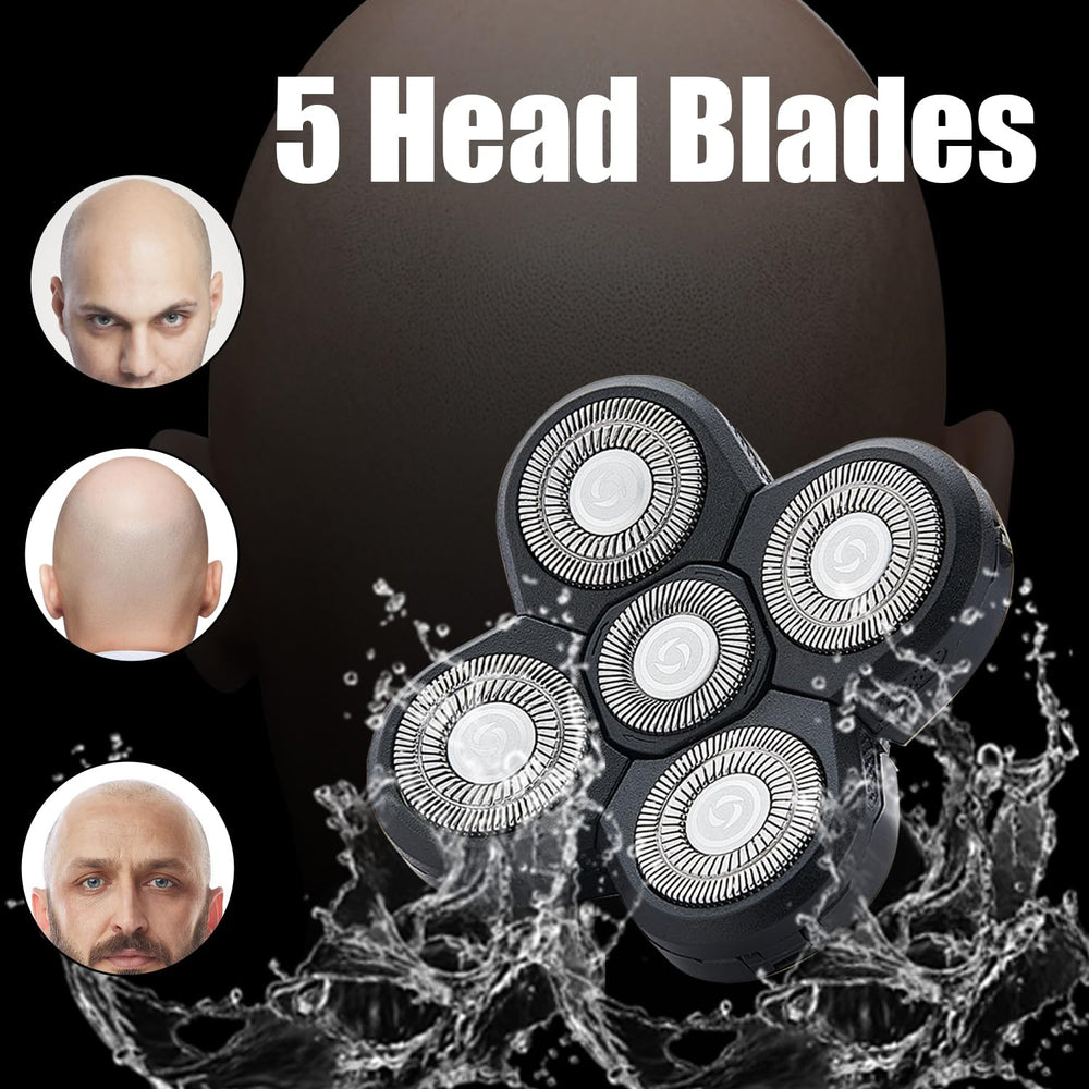 Audoc four-pack laid out to show spare heads and convenient storage