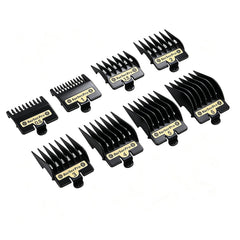 Audoc guide combs front packaging showing 8-piece set and fit details