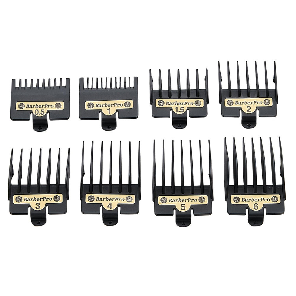 Audoc set laid flat displaying all 8 lengths for quick size selection