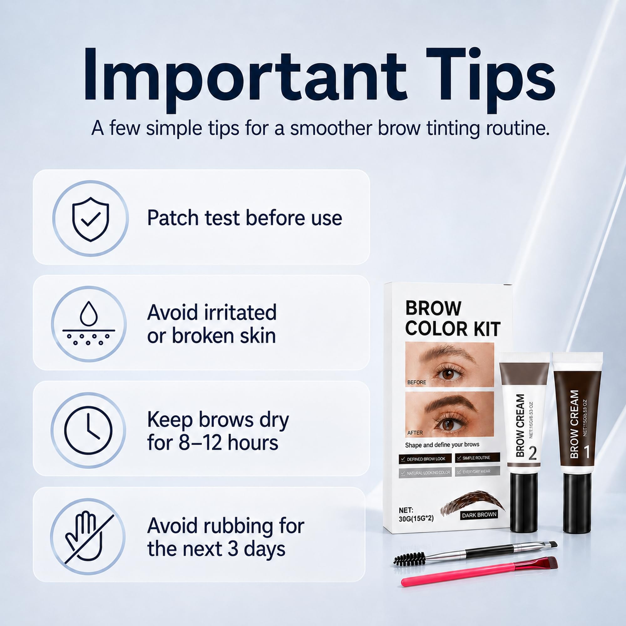 Aufdzceh lifestyle packaging shot showing kit on vanity for everyday readiness