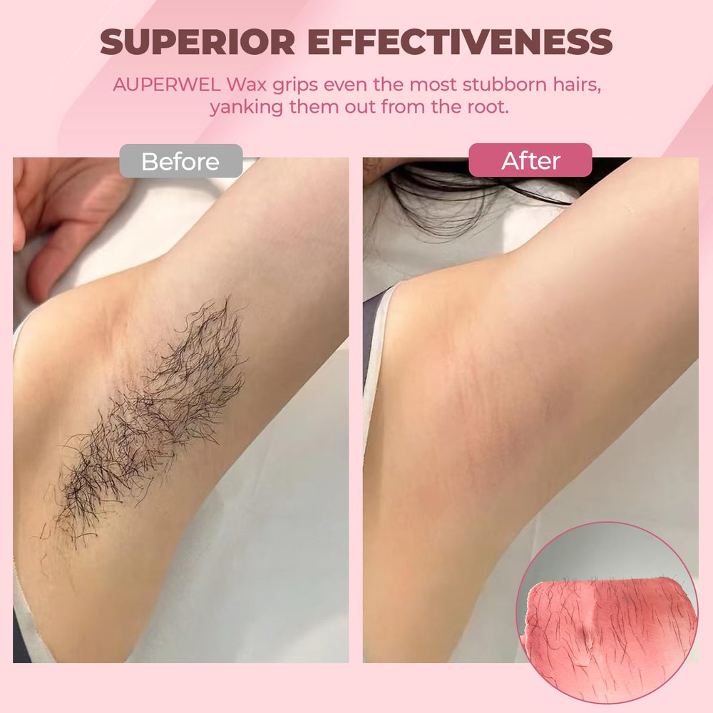 Auperwel close-up pearl texture highlights smooth melt consistency
