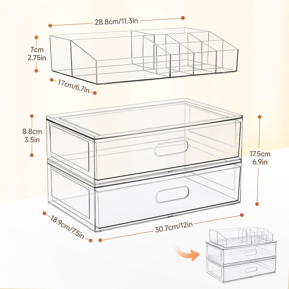 Aurblozen drawer open showing smooth slide rail and easy access benefit