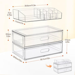 Aurblozen drawer open showing smooth slide rail and easy access benefit