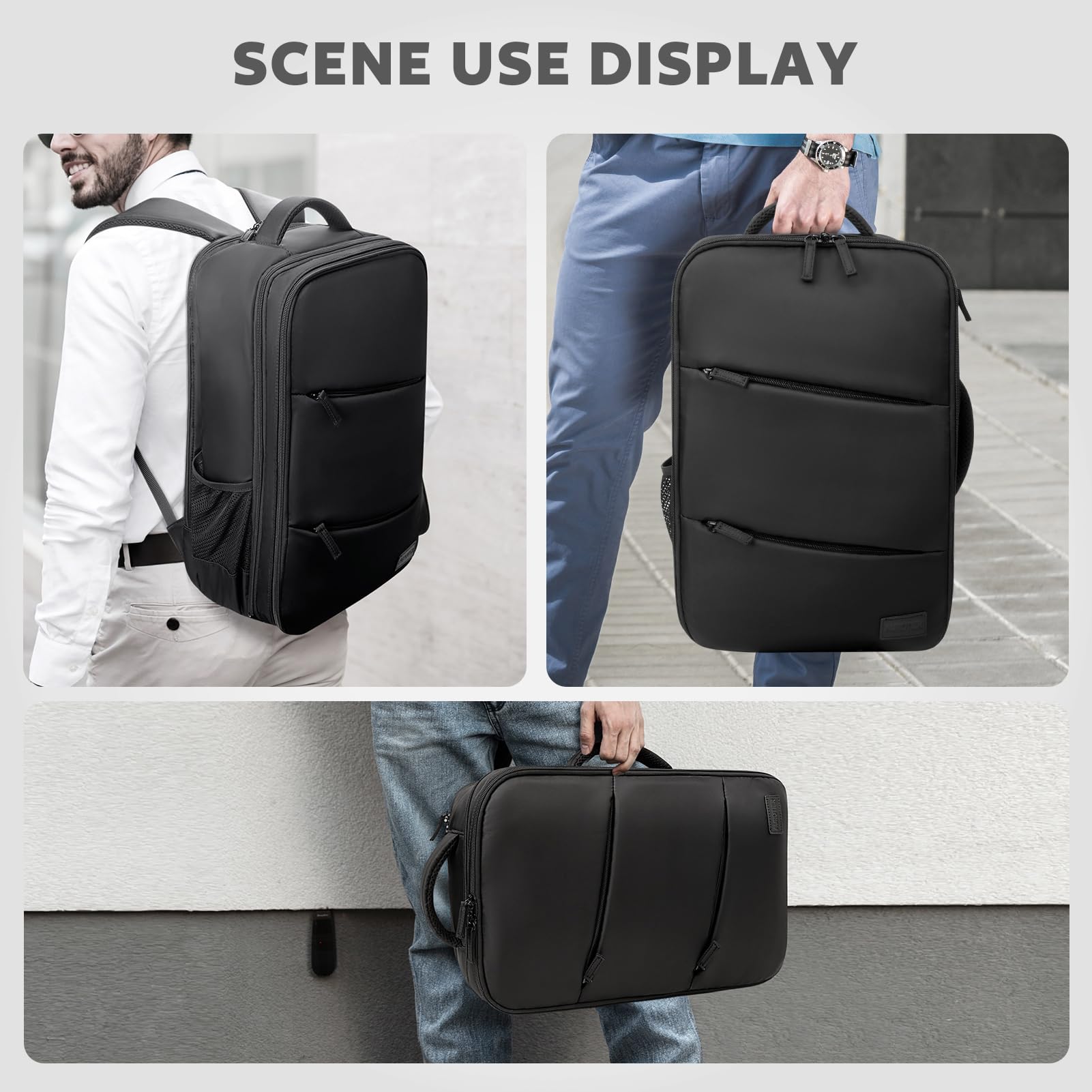 AUROTIER back compartment with 15.6-inch laptop protection benefit