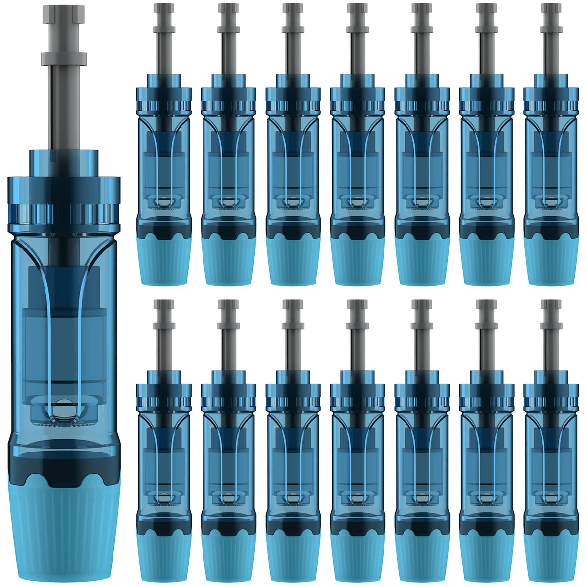 AUSGOOD front packaging showing 15 single-use microneedling cartridges for easy replenishment