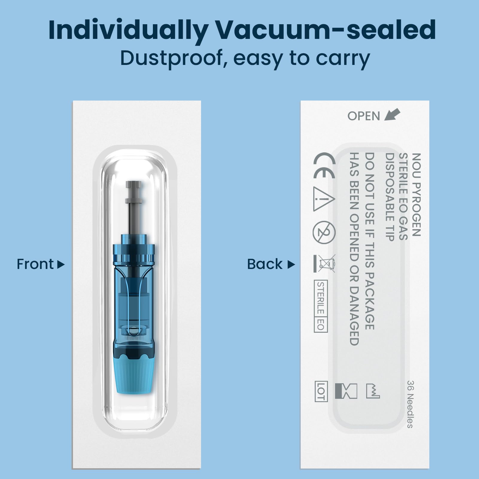 AUSGOOD cartridge attached to Dr Pen device, provides secure twist‑lock fit