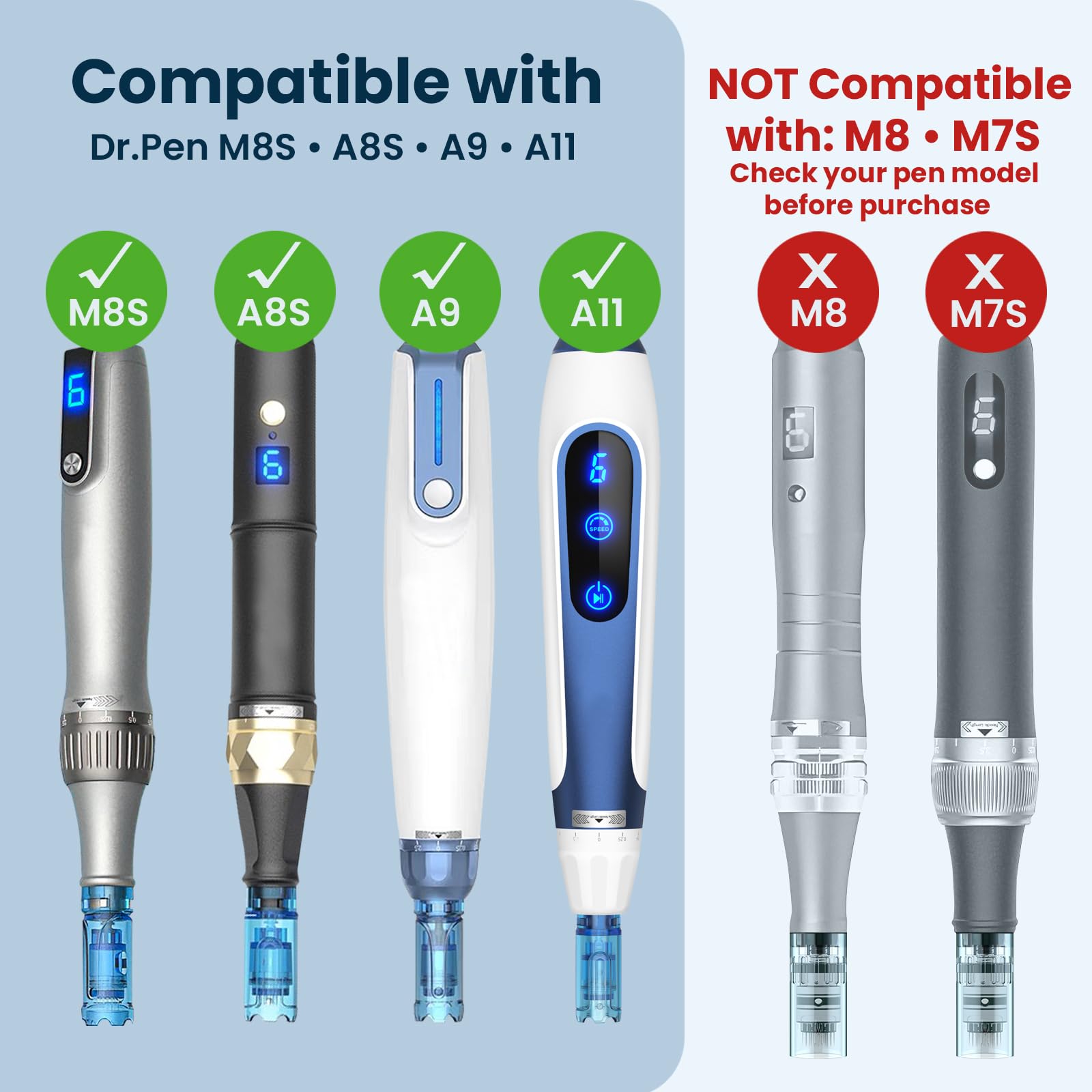 AUSGOOD cartridge installed on a Dr Pen device illustrating secure twist-lock fit