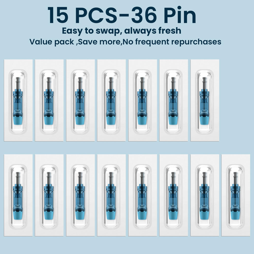 AUSGOOD full pack layout of all 15 cartridges, shows complete replacement supply