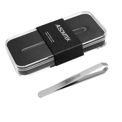 AUSOMTEK front view showing sleek stainless-steel and secure grip for precise grooming