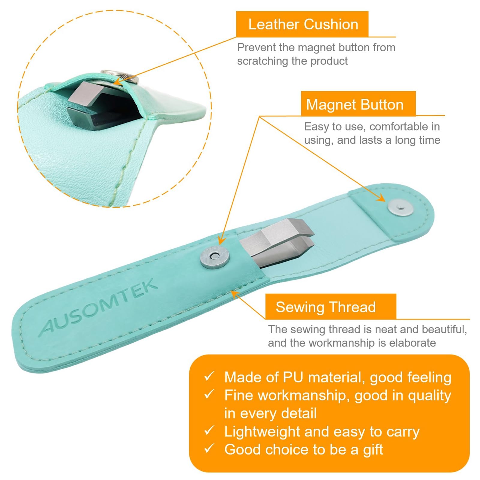 Ausomtek tweezers in use shaping eyebrow for accurate grooming results