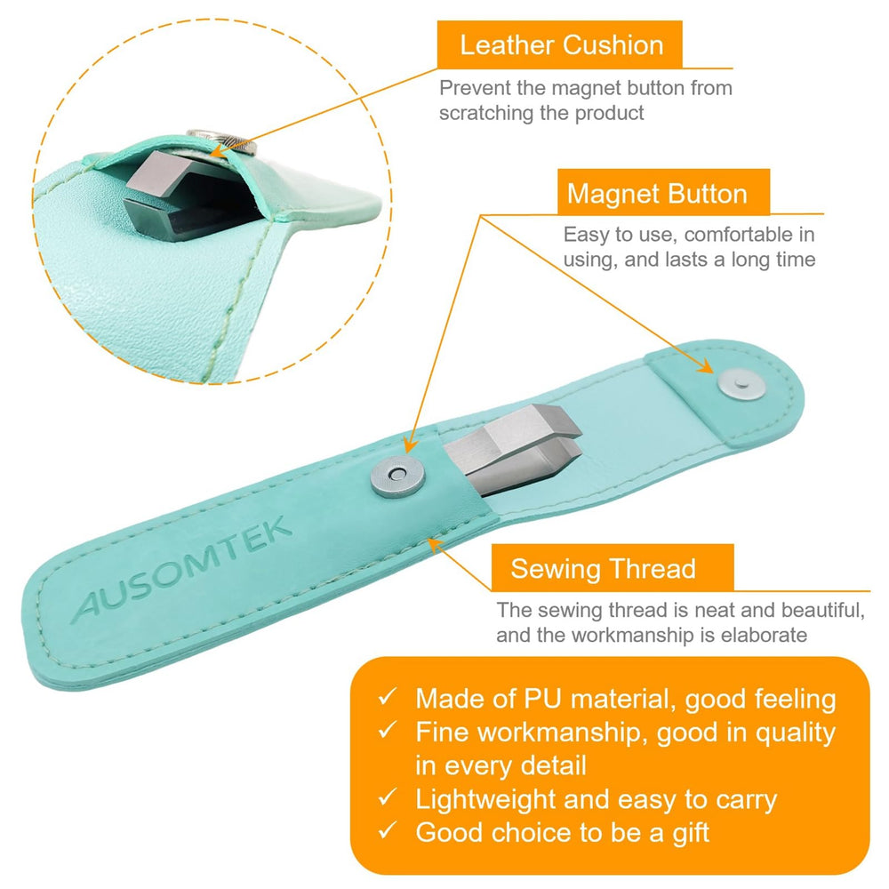 Ausomtek tweezers in use shaping eyebrow for accurate grooming results