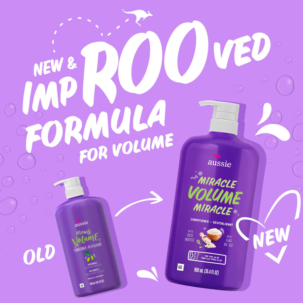 Aussie conditioner texture on palm highlighting lightweight, non-greasy feel