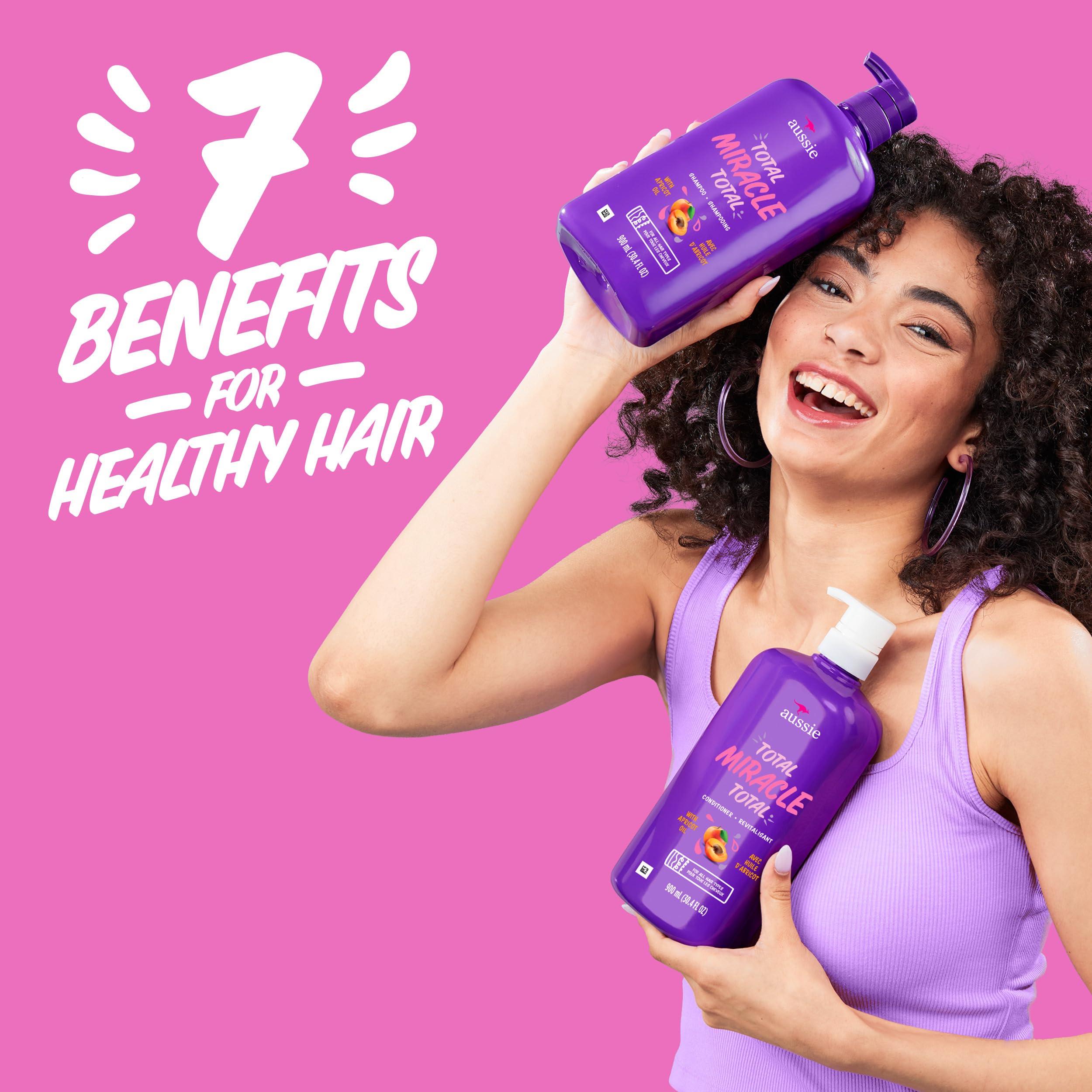 Aussie shampoo lather in hand demonstrating gentle cleansing action