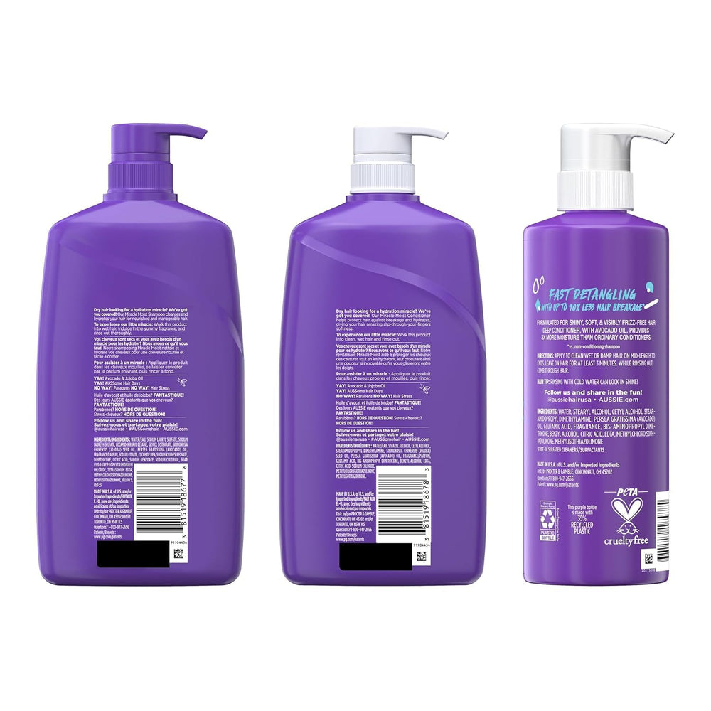 Styled hair with light shine showing Aussie results for ready-to-style finish benefit