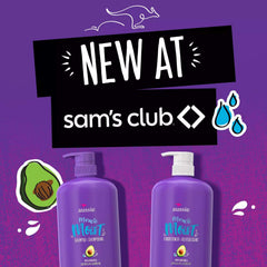 Aussie Miracle pump bottle detail highlighting easy-dispense and economical benefit