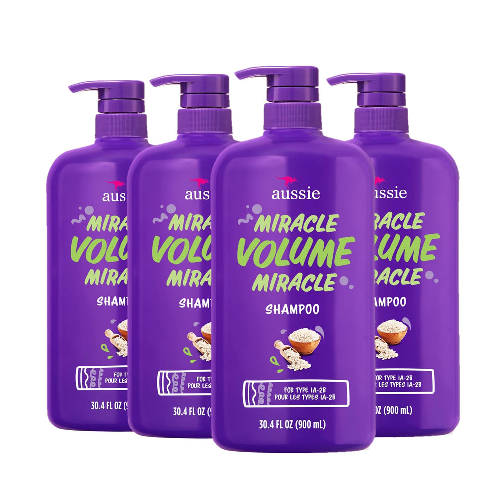 Aussie front packaging showing 30.4 oz bottle and clear product benefits