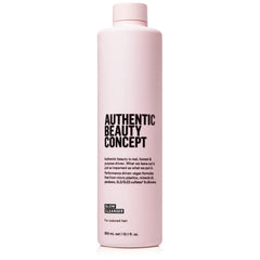 Authentic Beauty Concept front bottle showing product and color-preserving benefit