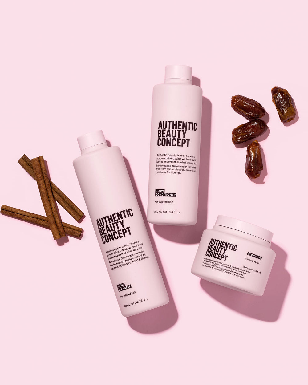 Authentic Beauty Concept in-bathroom lifestyle scene demonstrating everyday use benefit