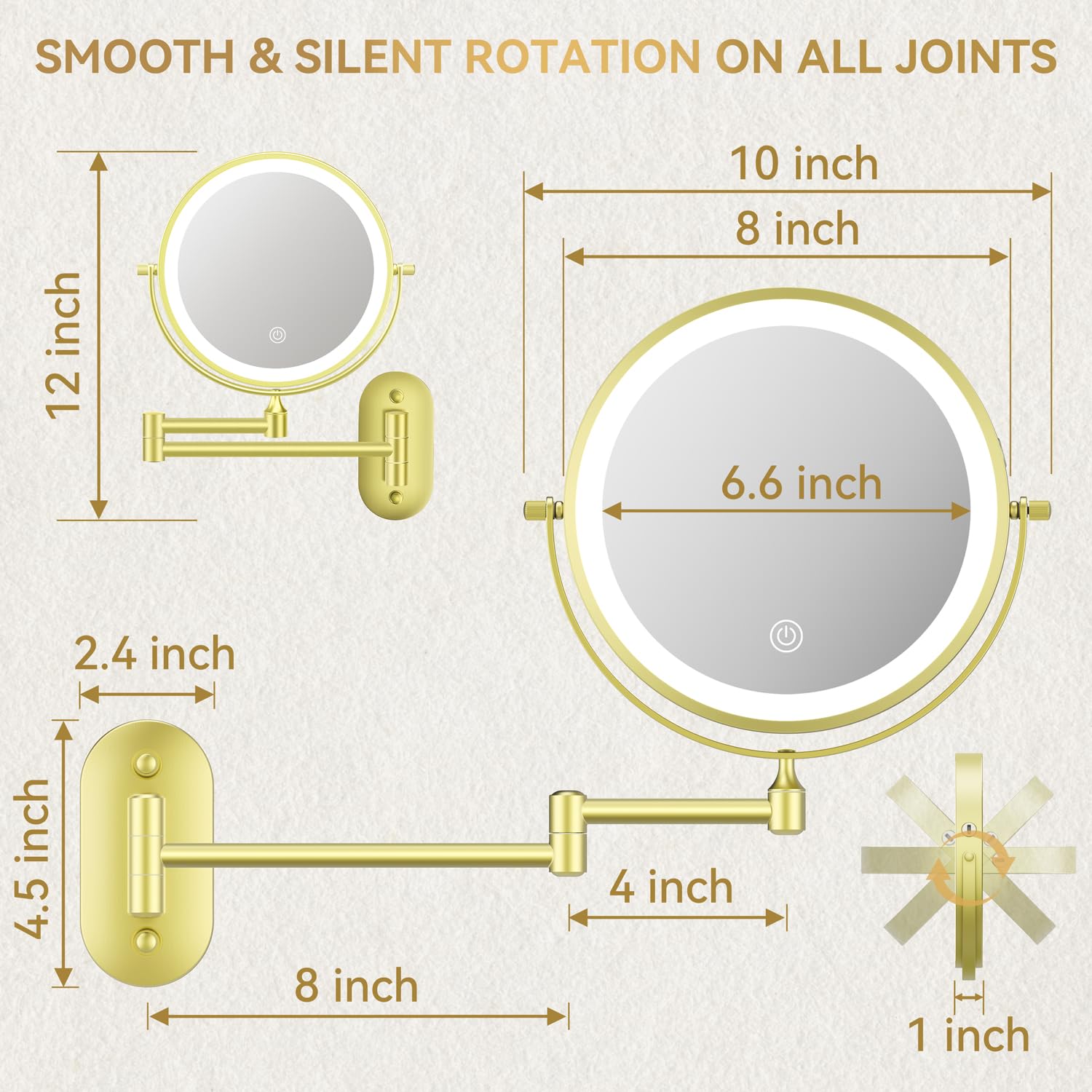 Auxmir in use during eyebrow shaping showing precision and clarity benefit
