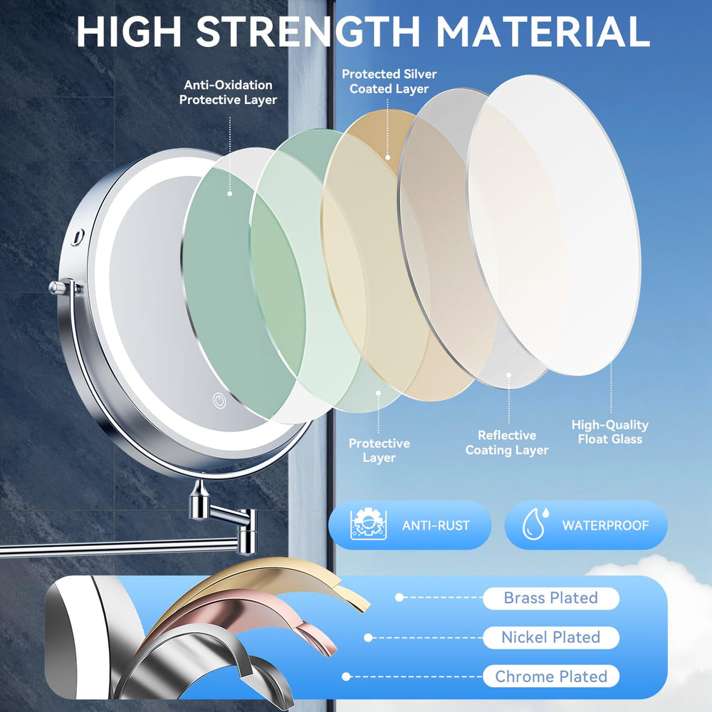 Auxmir held next to hand to show 9-inch scale and practical size advantage