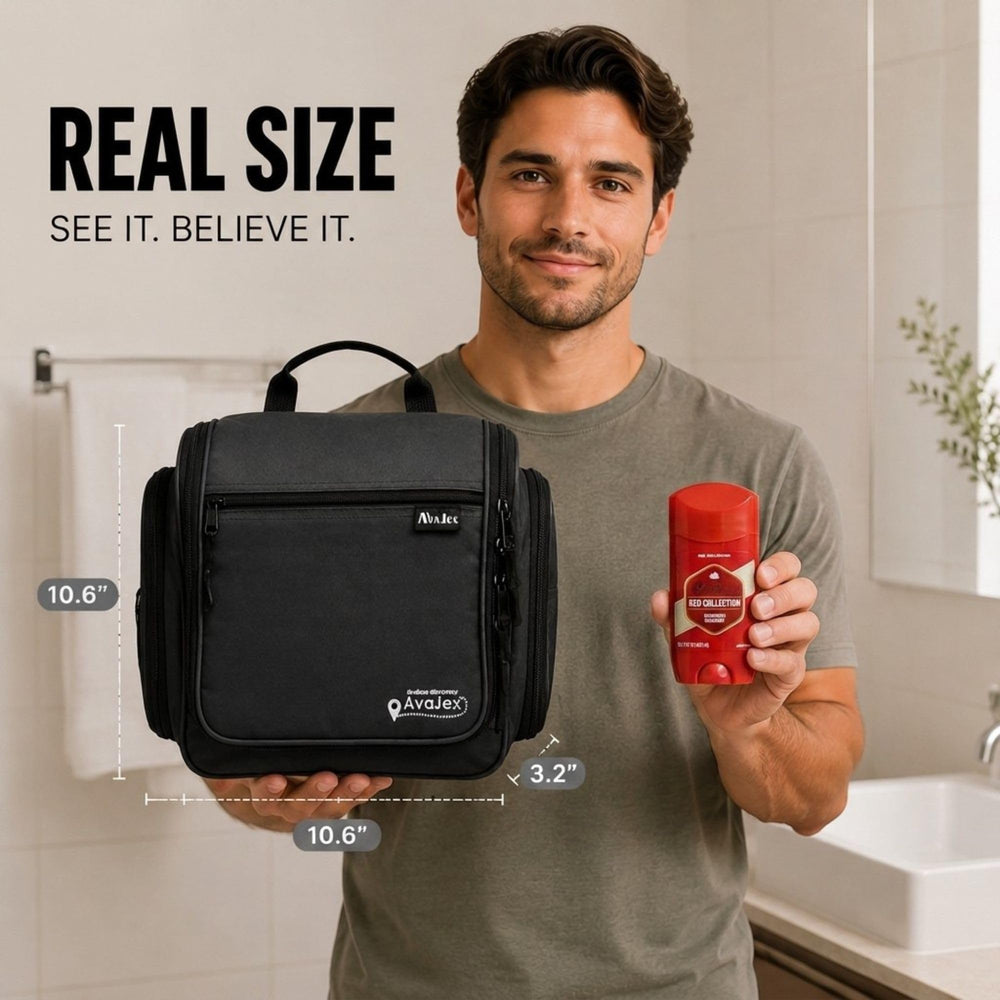 AvaJex heavy-duty zipper and reinforced double-stitched handle for durability
