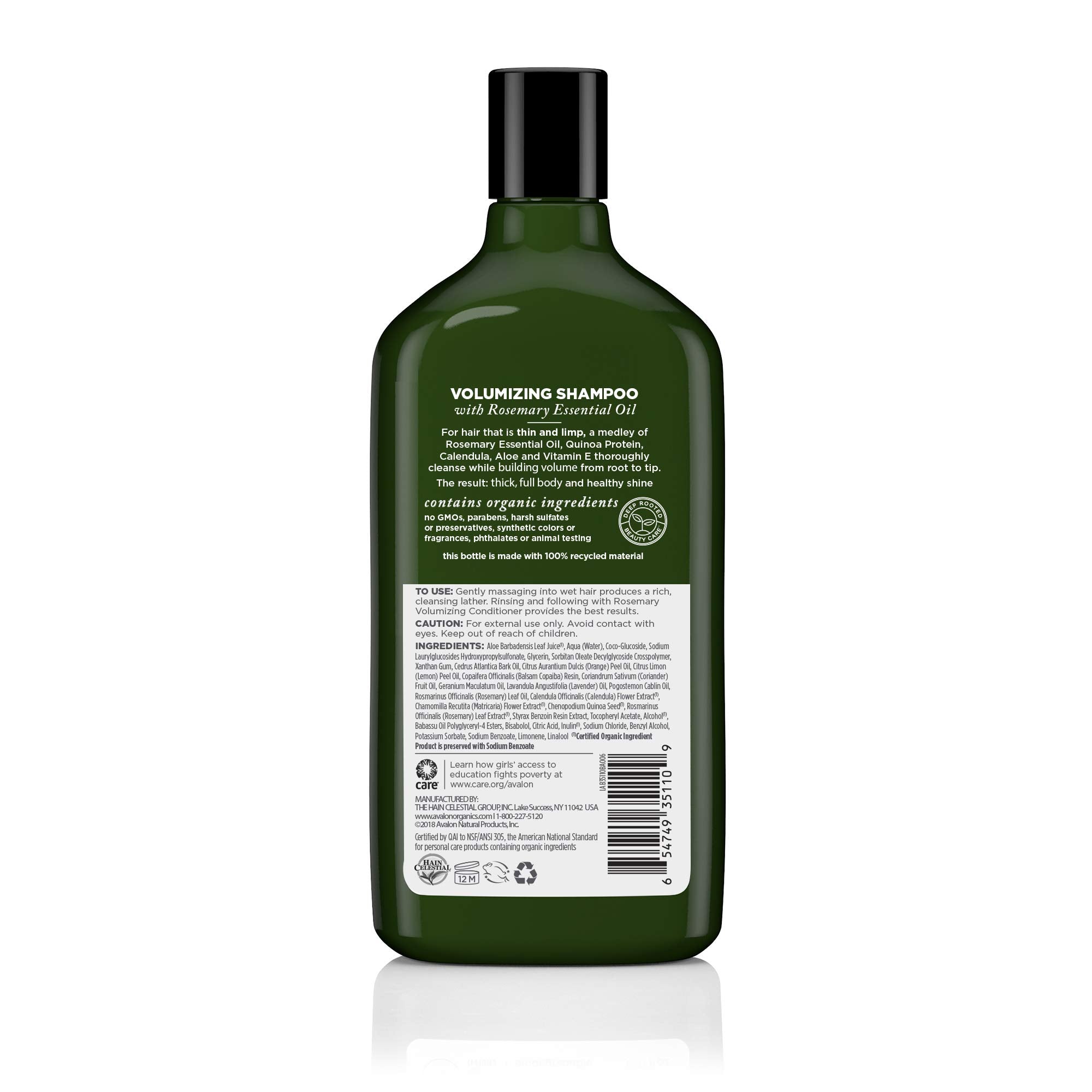 Avalon Organics creamy foam texture close-up illustrating gentle cleanse
