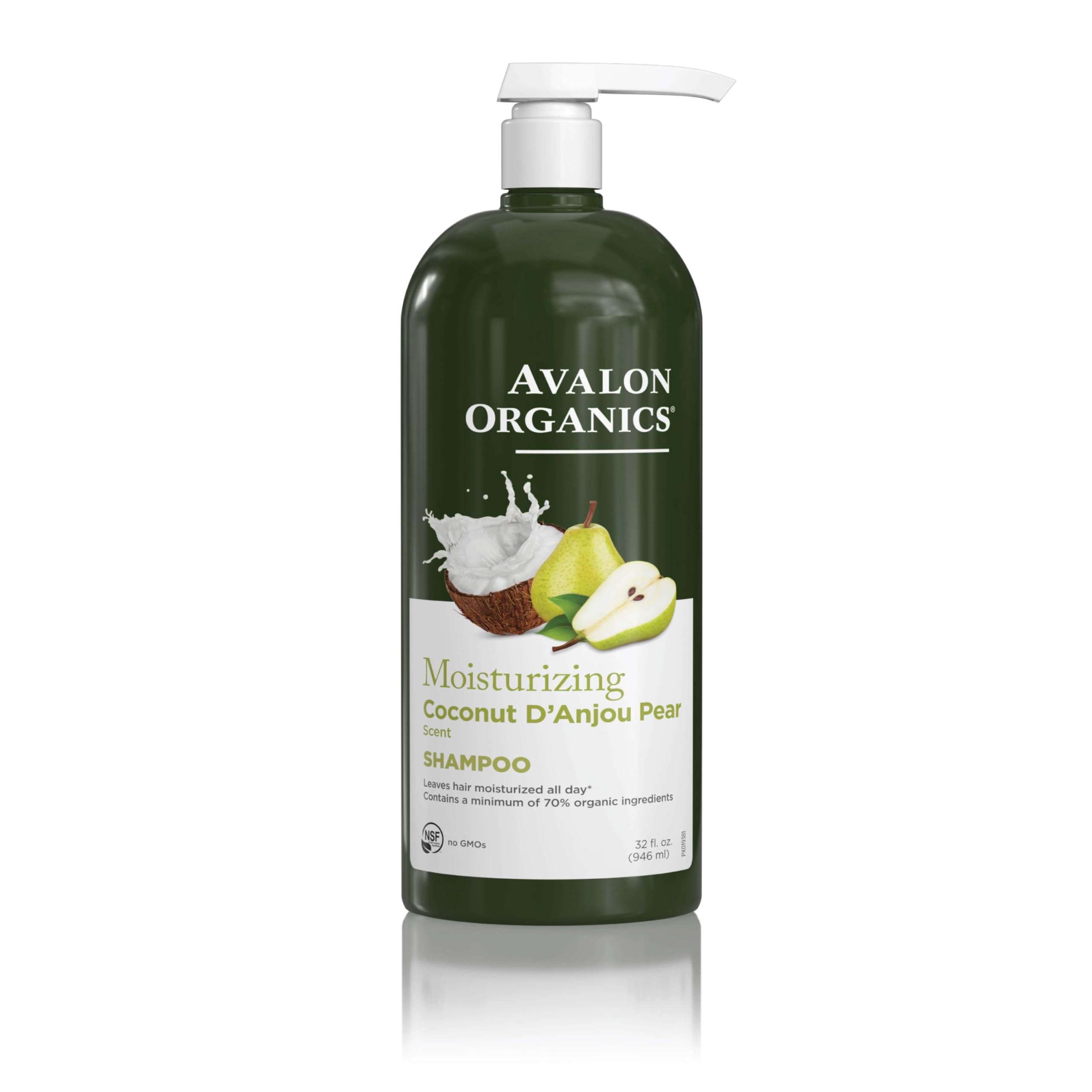 Avalon Organics front bottle view showing label and size benefit