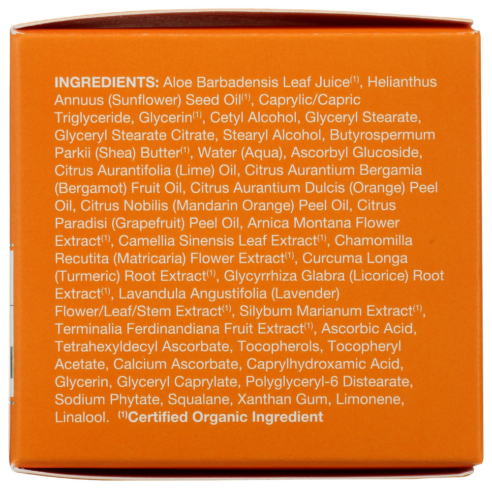 Avalon Organics jar beside credit card showing 1.7 oz travel-friendly size